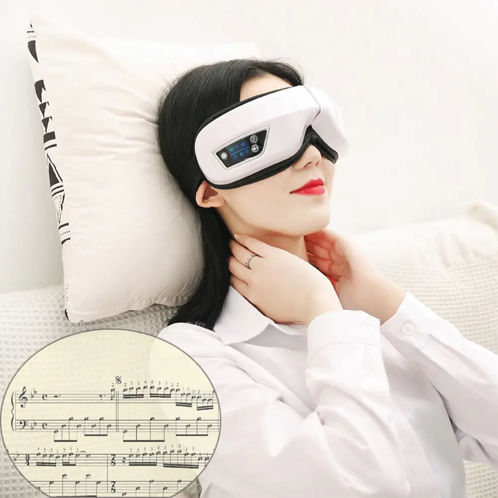 Bluetooth Eye Massager with Smart Pressure Technology