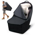 SiTongXing Car Seat Travel Bag For Airplane Car Seat Bag For Air Travel Car Seat Carrier for AirportUniversal Size Backpack Car Seat Bag，Waterproof Fabric，Black