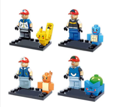 Pokémon SY620 Ash Pikachu Building Blocks Compatible with LEGO