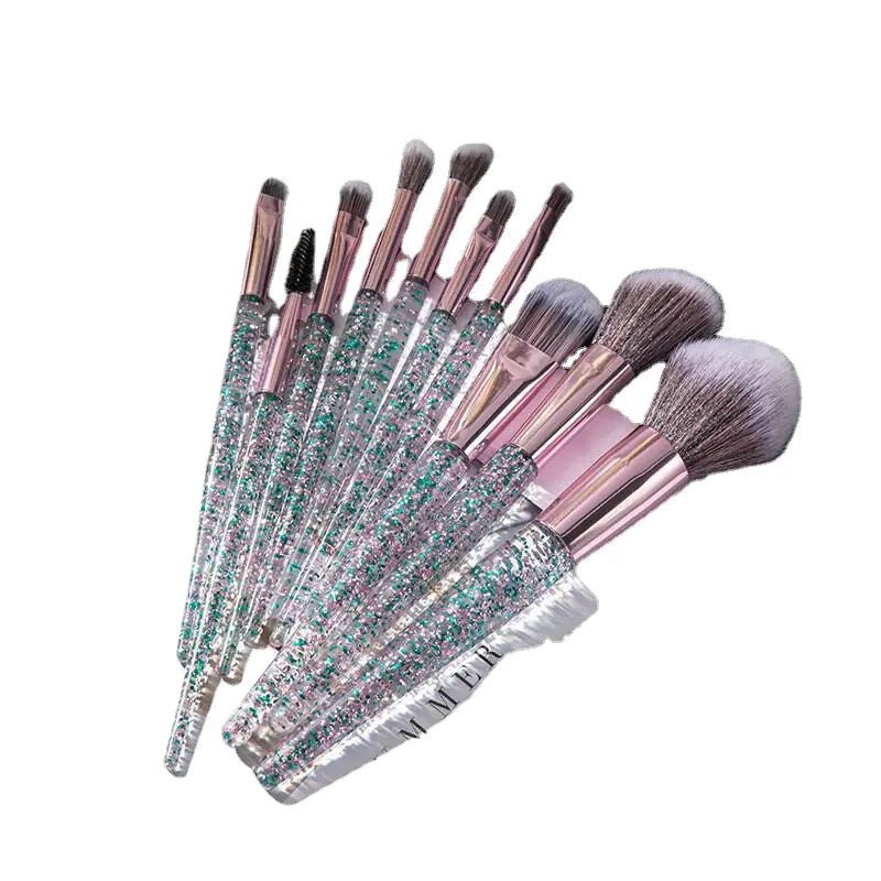 10 - Piece Makeup Brush Set for Beauty and Blending - Jays Shop uk
