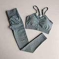 2 Piece gym Workout Clothes For Women Seamless Leggings Sports Bra Woman Running Sports Wear Gym Clothing Athletic Yoga Set