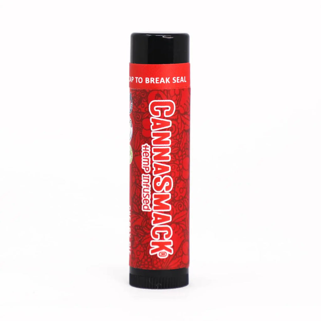 CannaSmack Natural Hemp Lip Balm - Cherry Flavor
