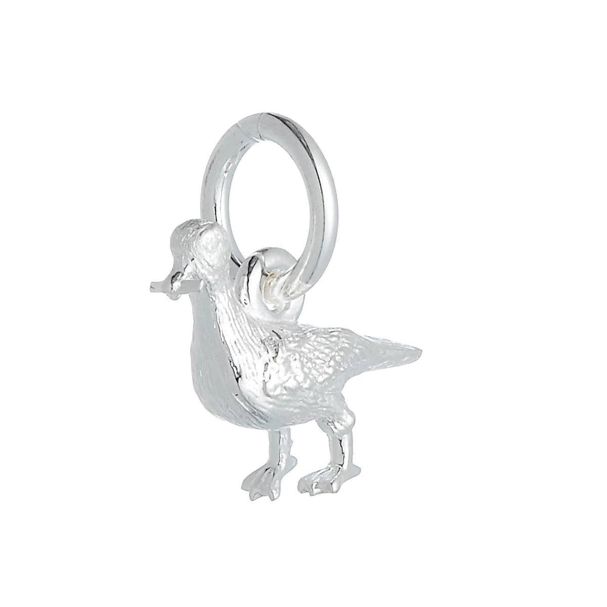 Seagull Silver Charm