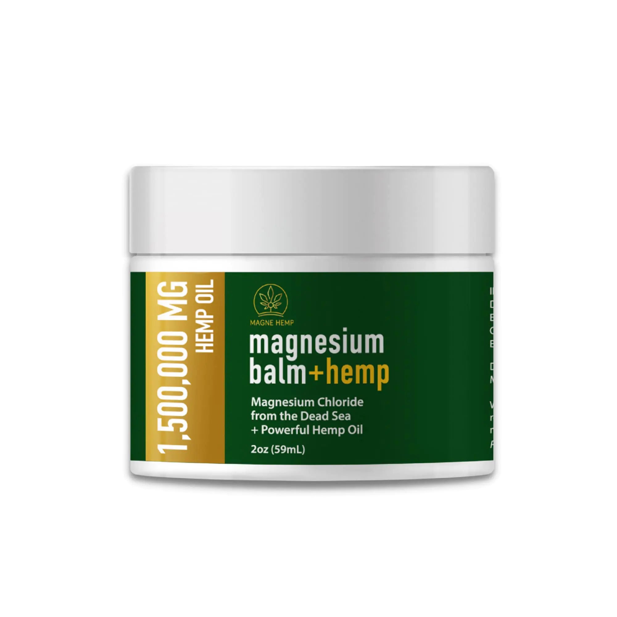 Magnesium Cream for Pain + Hemp - 1500000mg Hemp Oil - Soothing Hemp Cream Provides Fast Acting Joint and Muscle Relief - All Natural Daily Support for Comfort and Wellness - Made in USA