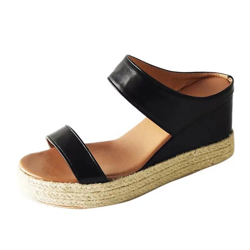 Hemp Rope Wedge Sandals for Women