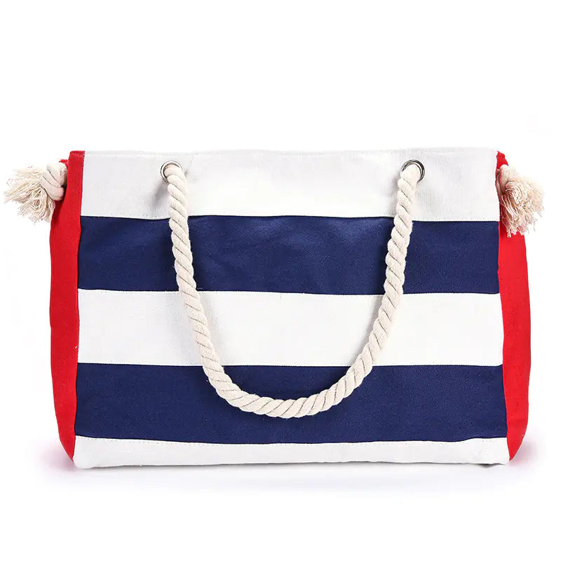 Creative Striped Hemp Rope Casual Fashion Bag