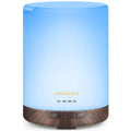URPOWER 2nd Gen 300ml Aroma Essential Oil Diffuser Night Light Ultrasonic Air Cool Mist Humidifier with AUTO Shut Off and 6-7 Hours Continuous Diffusing and 4 Timer Settings for Home Office Yoga Spa