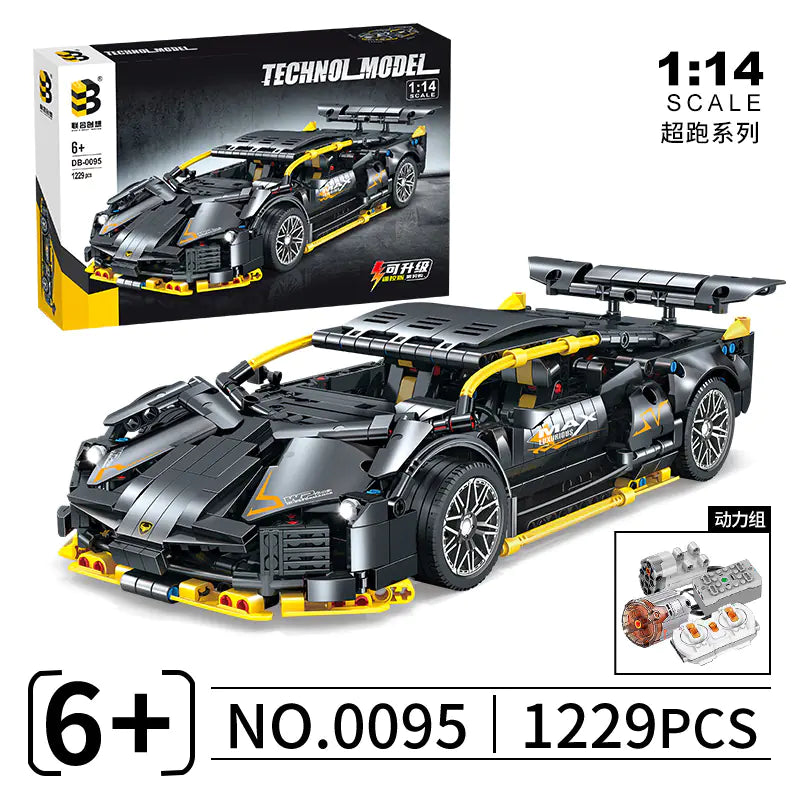 Lego-Compatible Bugatti Chiron Model Toy Gift Set