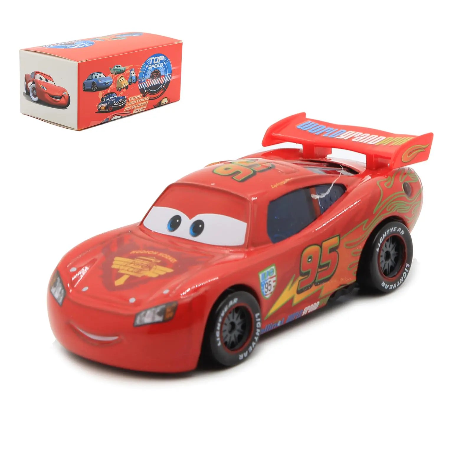 IYZEVK Car 3 Toys Car Movie Jackson The King Die-cast Toy Car for a Boys Birthday (Red Mcp 2)