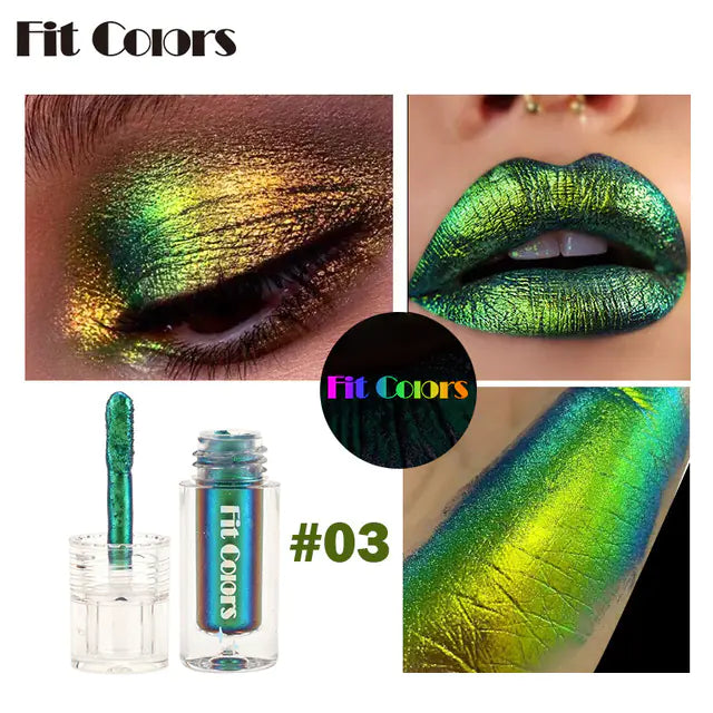 Aurora Long Lasting Multi Chrome Eyeshadow Pigments