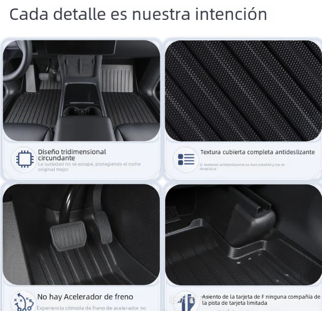 All-Weather TPE Floor Mats for Tesla Model 3/Y/S/X