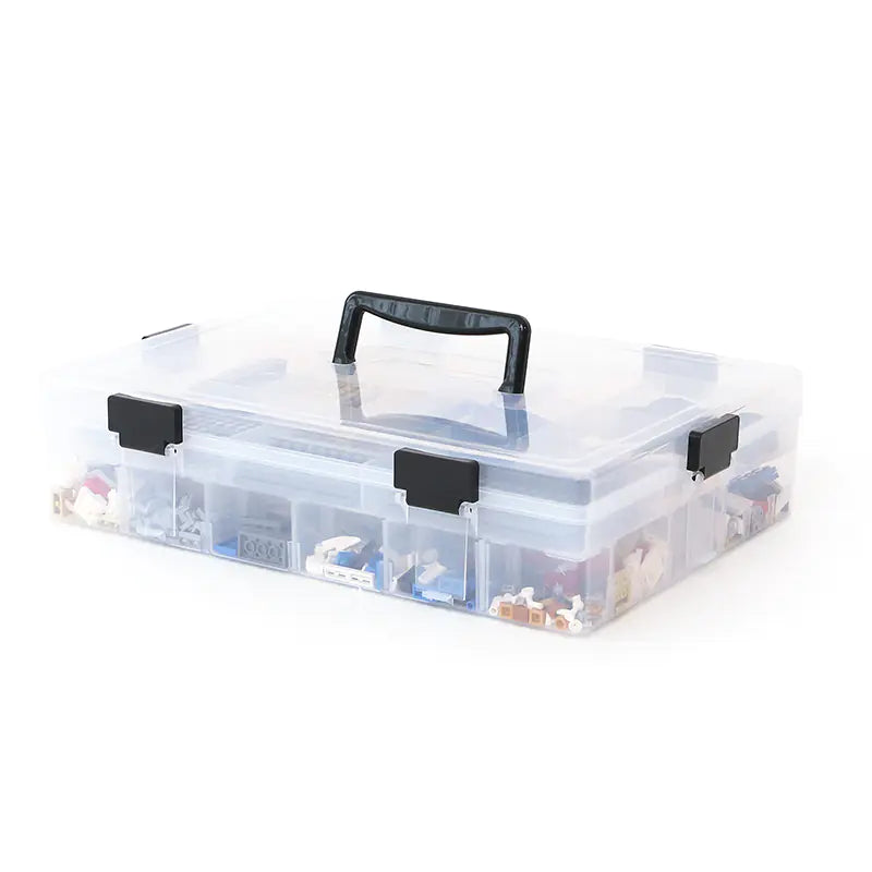 LEGO Storage Box with Multi-Compartment Organizer