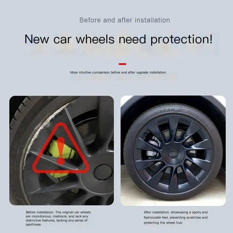Tesla Model Y 20-Inch Wheel Hub Cap Protection Cover