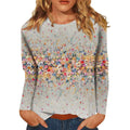 Valentines Shirts for WomenLong Sleeve Shirts for Women Casual Round Neck Valentines Day Blouses Love Print Graphic Plus Size Pink Tops Dressy Oversized Festival Galentines Costume 2025(BlackSmall