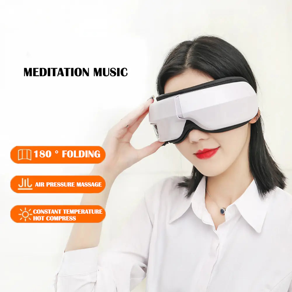 Bluetooth Eye Massager with Smart Pressure Technology