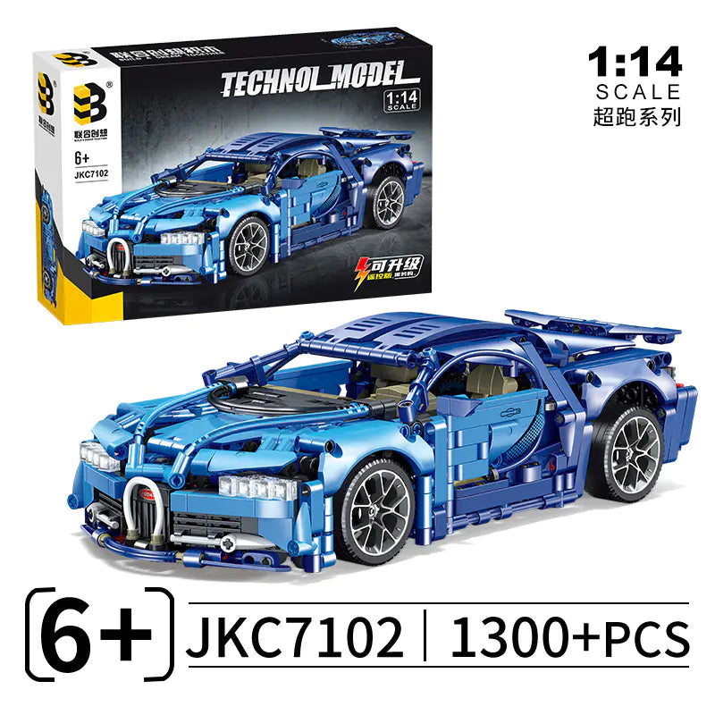 Lego-Compatible Bugatti Chiron Model Toy Gift Set