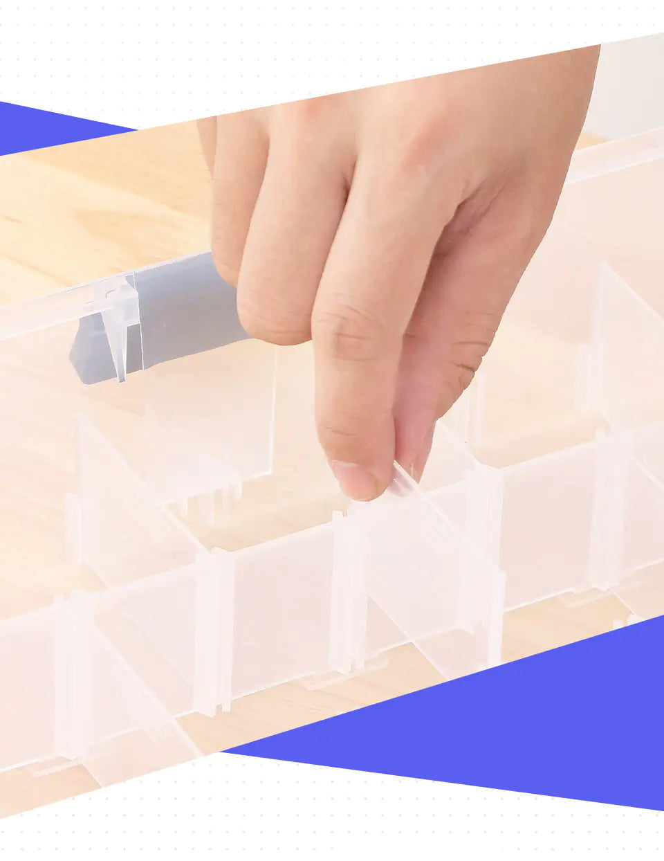 LEGO Storage Box with Multi-Compartment Organizer