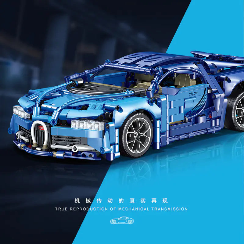 Lego-Compatible Bugatti Chiron Model Toy Gift Set