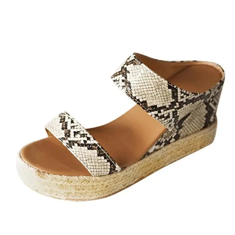 Hemp Rope Wedge Sandals for Women