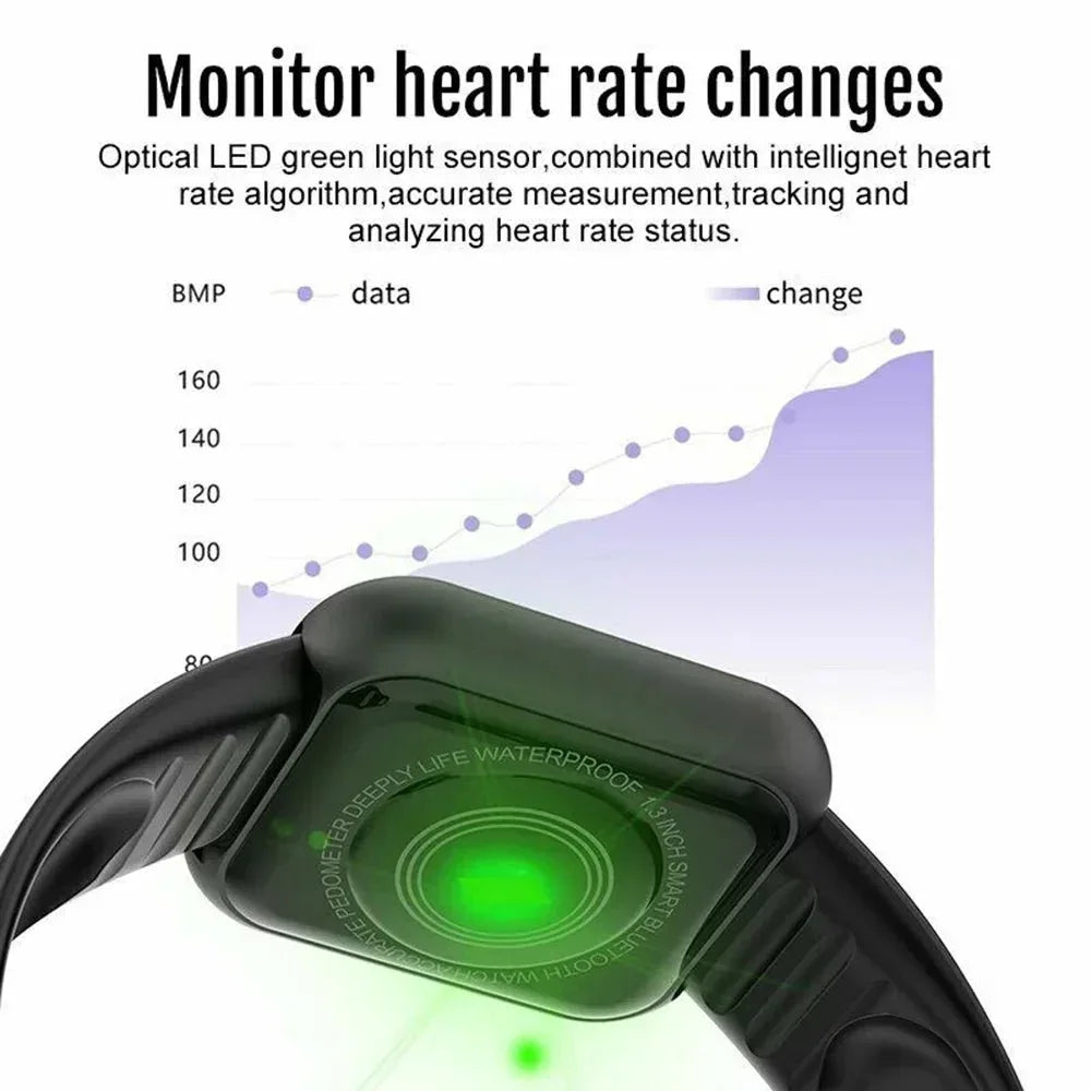 D20 smartwatch Y68 relogio montre reloj inteligente Sport Fitness Band Waterproof Wearable Devices Android Smart Watch