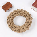 Bite-resistant Hemp Rope Ring Dog Leash Toy