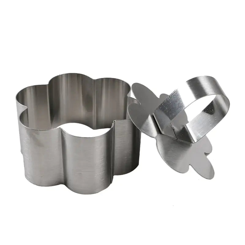 Stainless Steel Cake Mold with Push Plate for Sushi