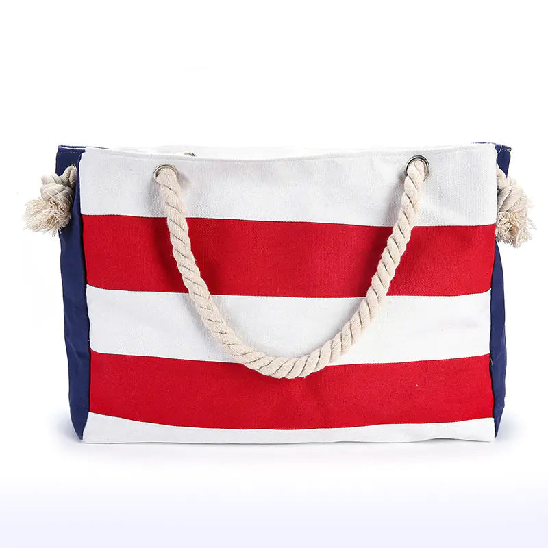 Creative Striped Hemp Rope Casual Fashion Bag