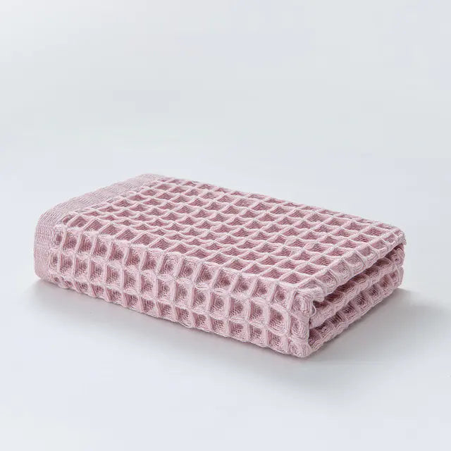 Adult Waffle Soft Cotton Hand Towel - 34x34cm