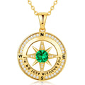 Zifeel Valentines Day Gifts for Women Compass Necklace for Wife Wedding Anniversary Jewelry for Women Girlfriend Valentines Day Mothers Day Gift for Mom Birthday Gifts for Her Id Be Lost Without You
