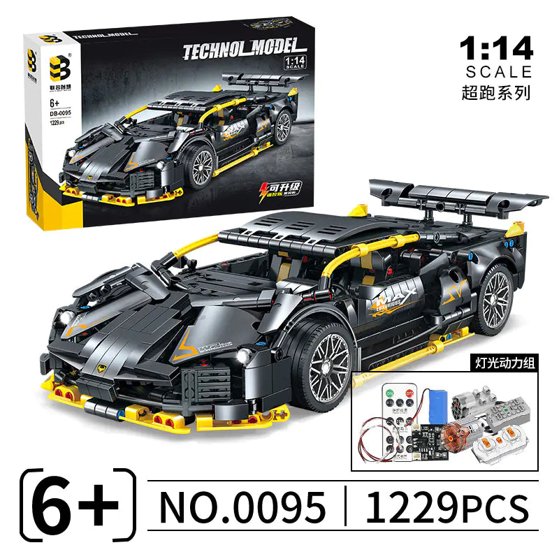 Lego-Compatible Bugatti Chiron Model Toy Gift Set