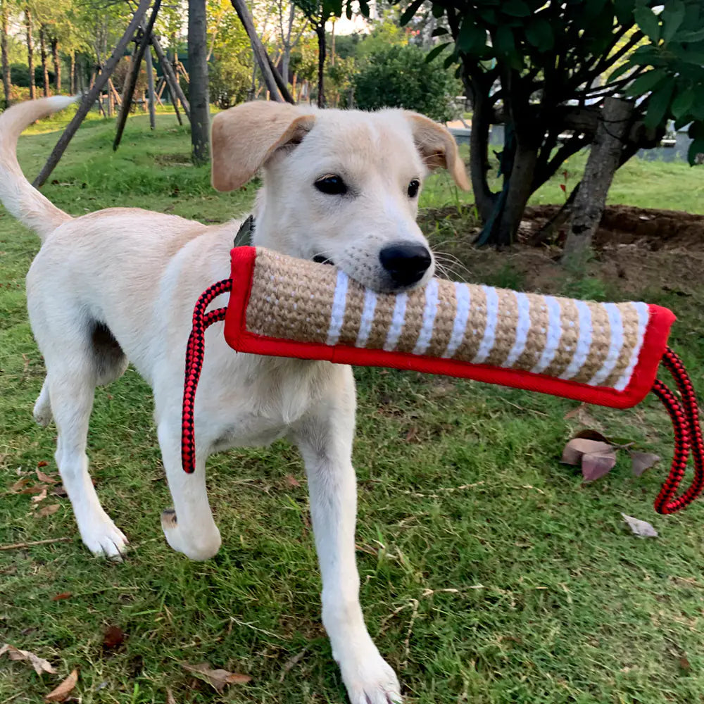 30cm Coarse Hemp Dog Biting Training Stick