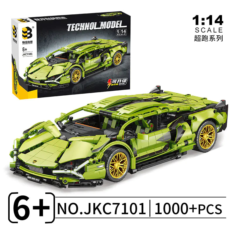 Lego-Compatible Bugatti Chiron Model Toy Gift Set