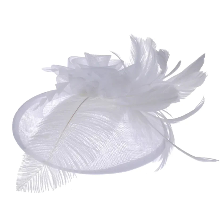 Hemp Yarn Ostrich Wool Banquet Top Hat