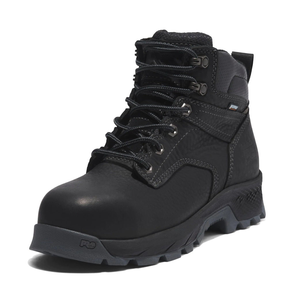 Timberland PRO Womens Titan EV 6 Inch Composite Safety Toe Waterproof Industrial Work Boot Black-2024 New 9 Wide