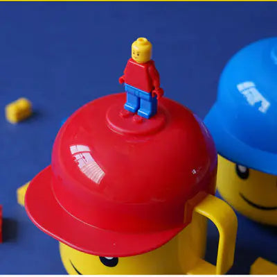Korean Imported LEGO Smile Face Kids Cup with Lid