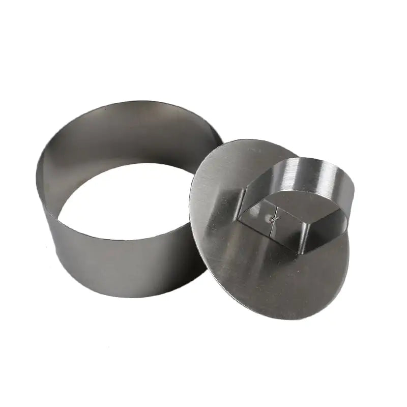 Stainless Steel Cake Mold with Push Plate for Sushi