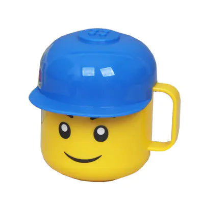 Korean Imported LEGO Smile Face Kids Cup with Lid
