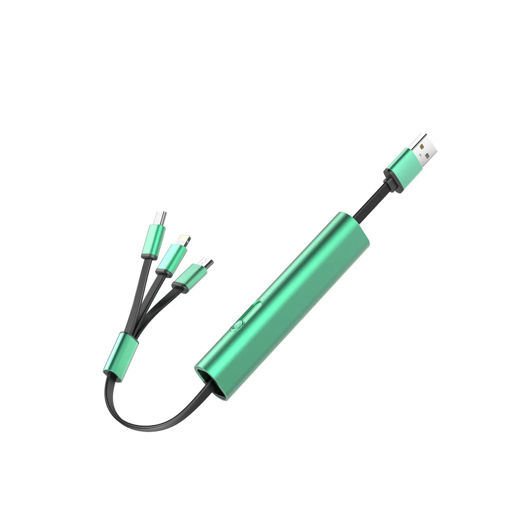 Portable Telescopic Data Cable - Type-C, Micro, Apple