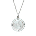 Australasia Map Globe Personalised St Christopher - Silver Chain - Jays Shop uk