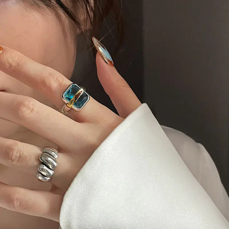 Vintage Luxury Thai Sterling Silver Ring