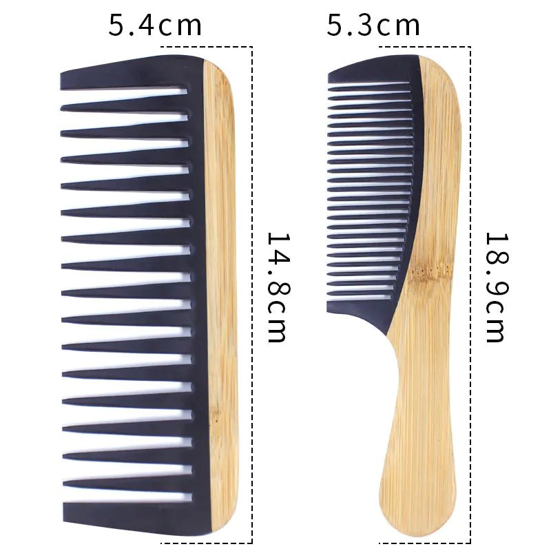 Bamboo Hair Comb for Women - Anti - Static Wooden Design - Jays Shop uk