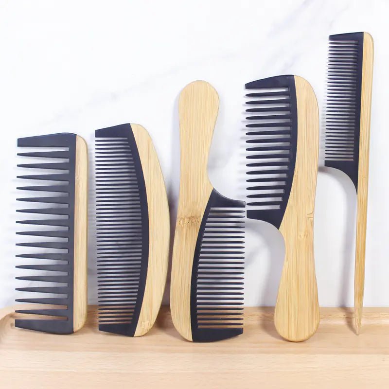Bamboo Hair Comb for Women - Anti - Static Wooden Design - Jays Shop uk