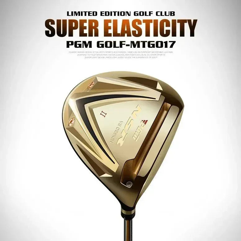 Best Golf Club for Men - Special Custom Aluminium Black/Golden PGM Anniversary Driver MTG017