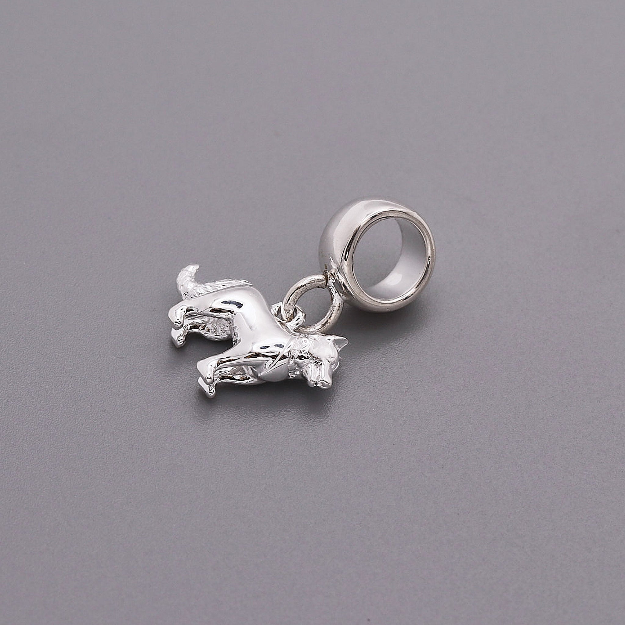 Border Collie Silver Dog Charm - Jays Shop uk