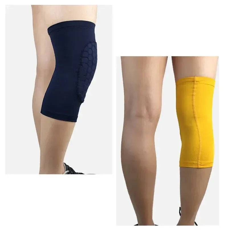 Breathable Compression Knee Sleeves UK with Honeycomb Support – Adjustable Fit