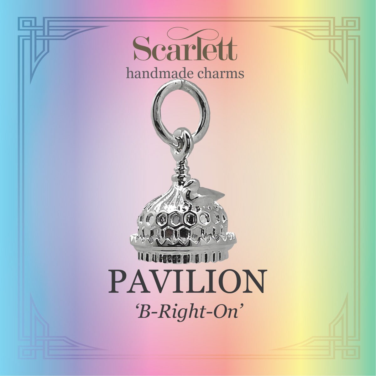 Brighton Pavilion Silver Charm - Jays Shop uk