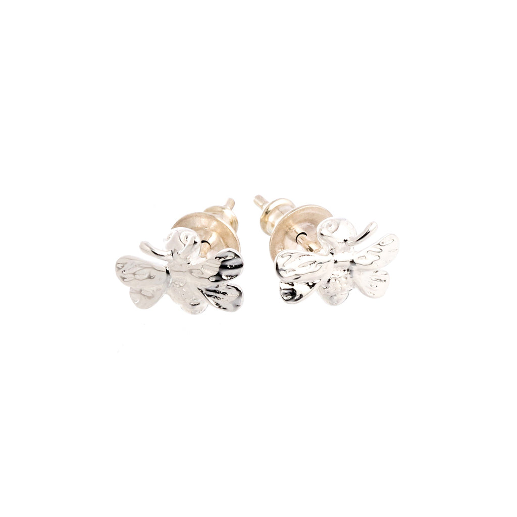Bumble Bee Silver Stud Earrings - Jays Shop uk