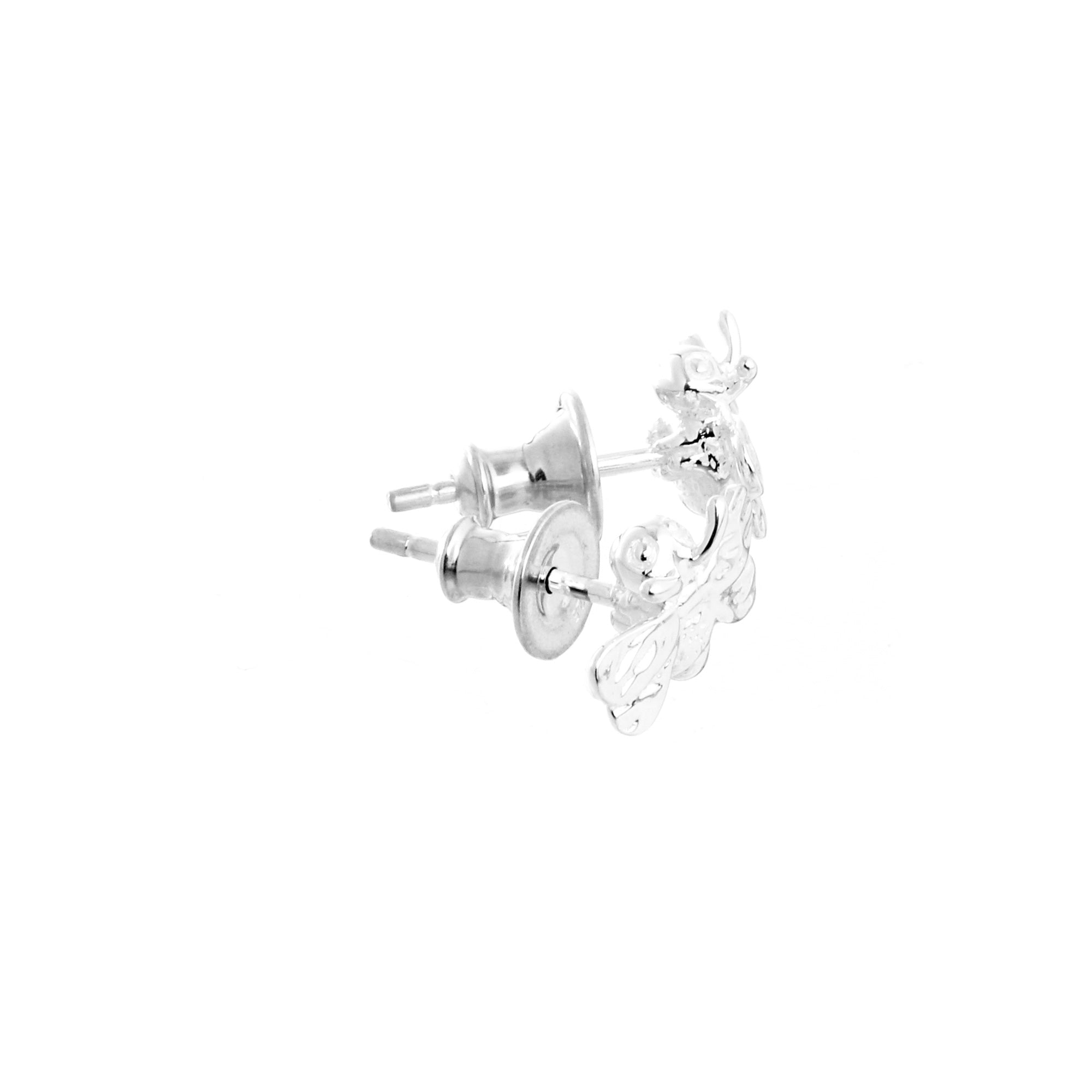 Bumble Bee Silver Stud Earrings - Jays Shop uk