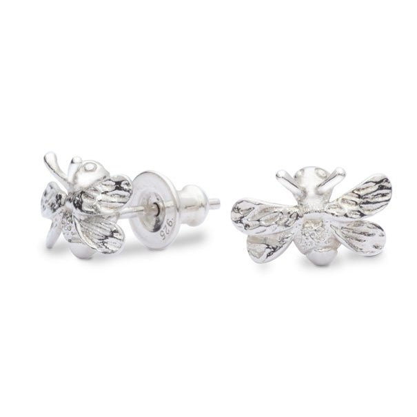 Bumble Bee Silver Stud Earrings - Jays Shop uk