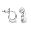 Classic Huggy Silver Hoop Earrings - Jays Shop uk